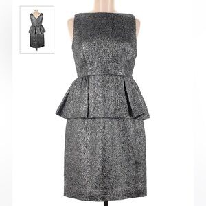 NWT Kate Spade Andi Dress “All That Glitters” Peplum Dress - Size 6